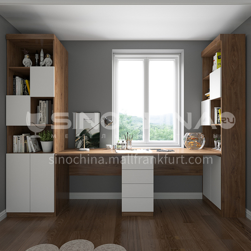 Custom cabinet modern style double facing particle board-GF-081